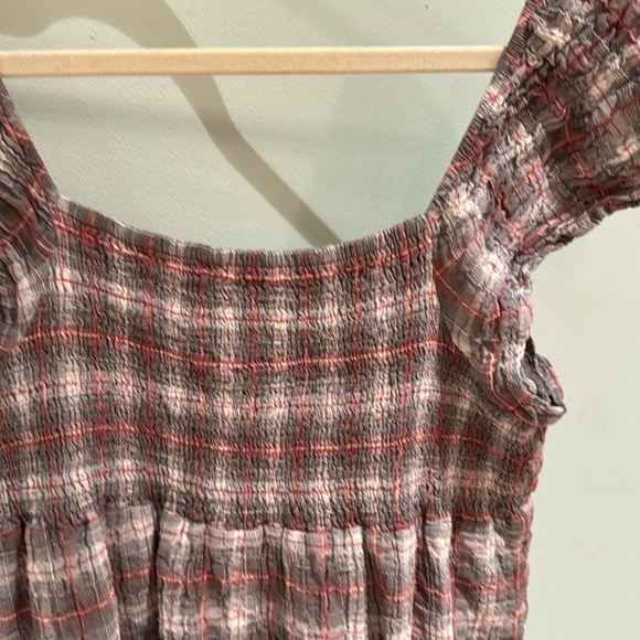 Anthropologie Maeve plaid dress with cream lining EUC - Picture 5 of 6